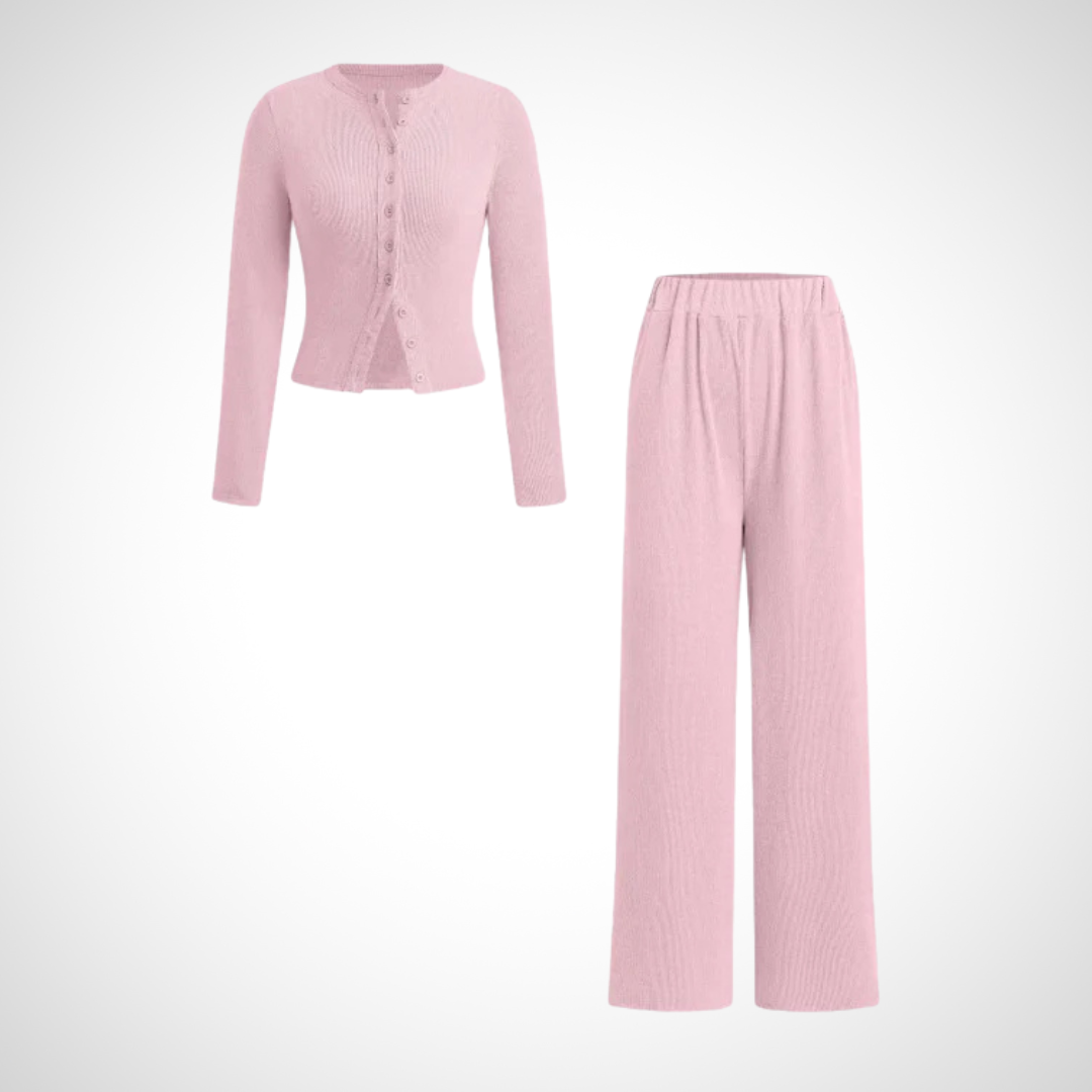 Juliette™ | Button-Front Two-Piece Set