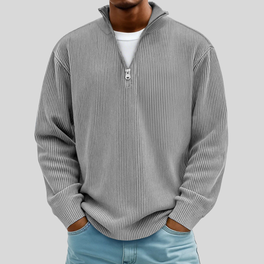 Rowan™ | Modern Half-Zip Sweater