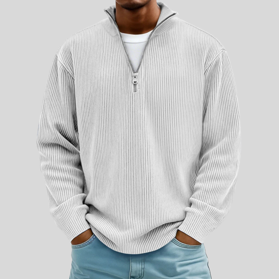 Rowan™ | Modern Half-Zip Sweater